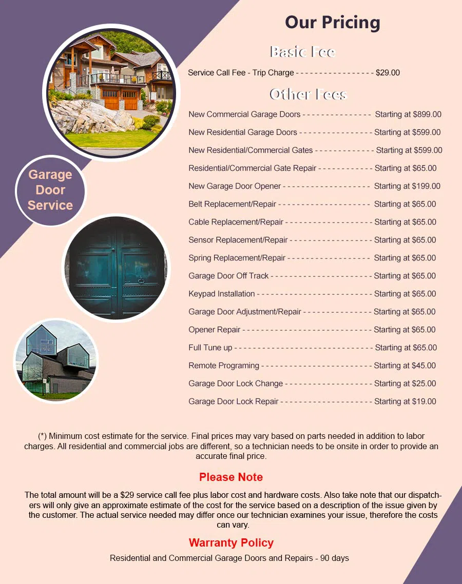 Community Garage Door Service Houston, TX 713-470-6694